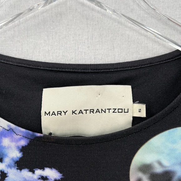 MARY KATRANTZOU Dress Womes Small Black Long Sleeve Misty Maria Night time - Picture 10 of 16